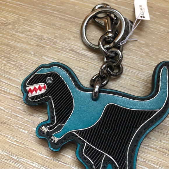 NEW Coach Dinosaur Rexy T Rex Keychain Fob - Picture 2 of 4